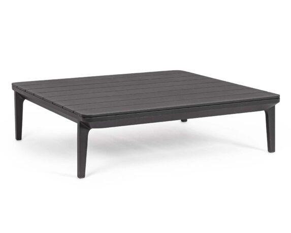 Tavolino Matrix 99×99 Antracite WG21 In Alluminio – Bizzotto