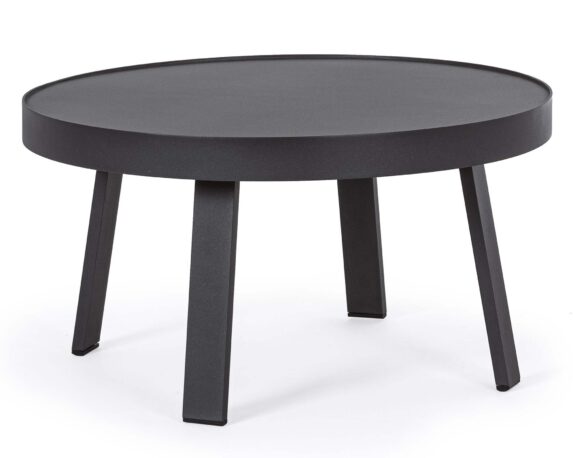 Tavolino Spyro D71 Antracite In Alluminio – Bizzotto