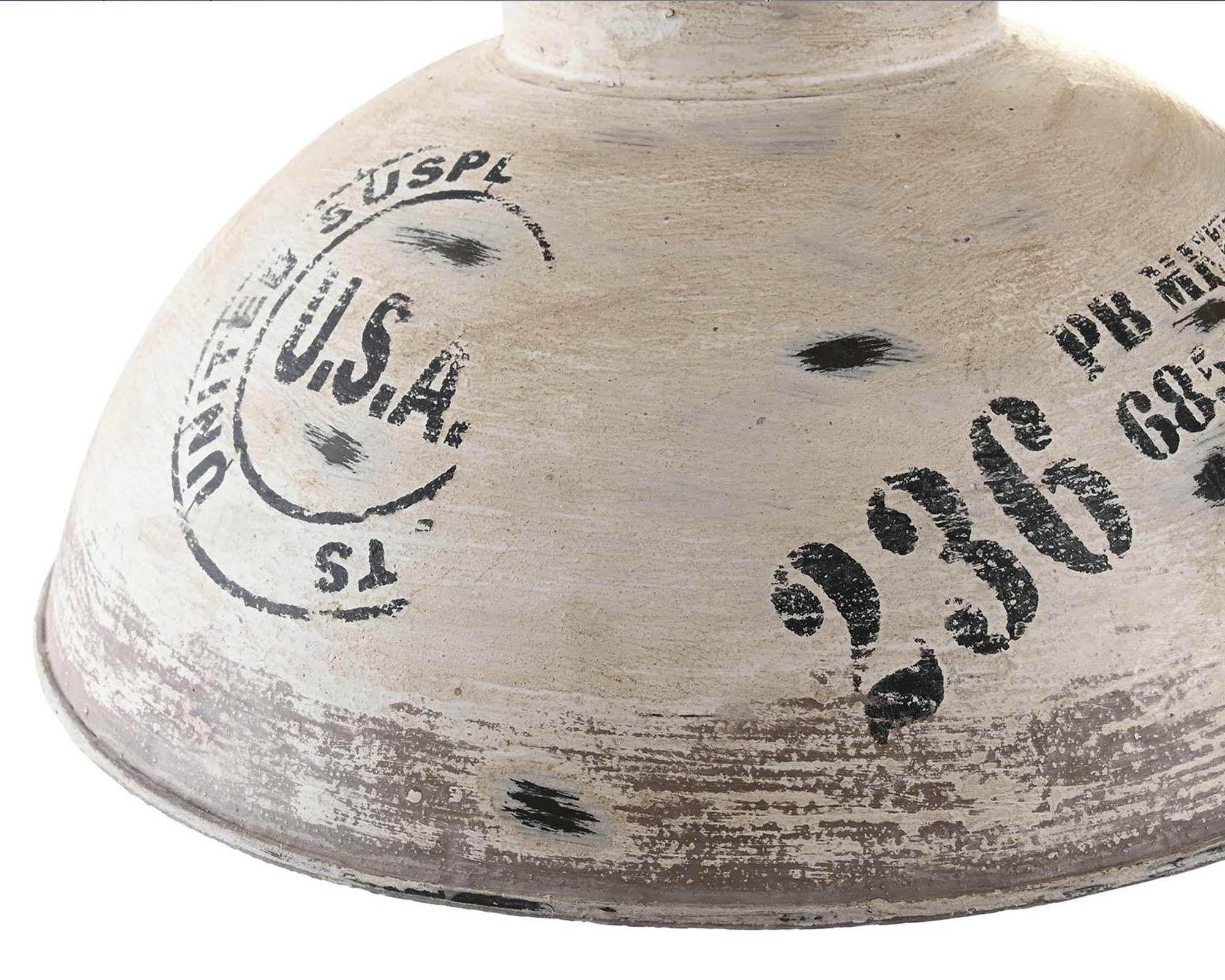 Lampada Vinatge in Metallo e Legno Beige - Item - immagine 3