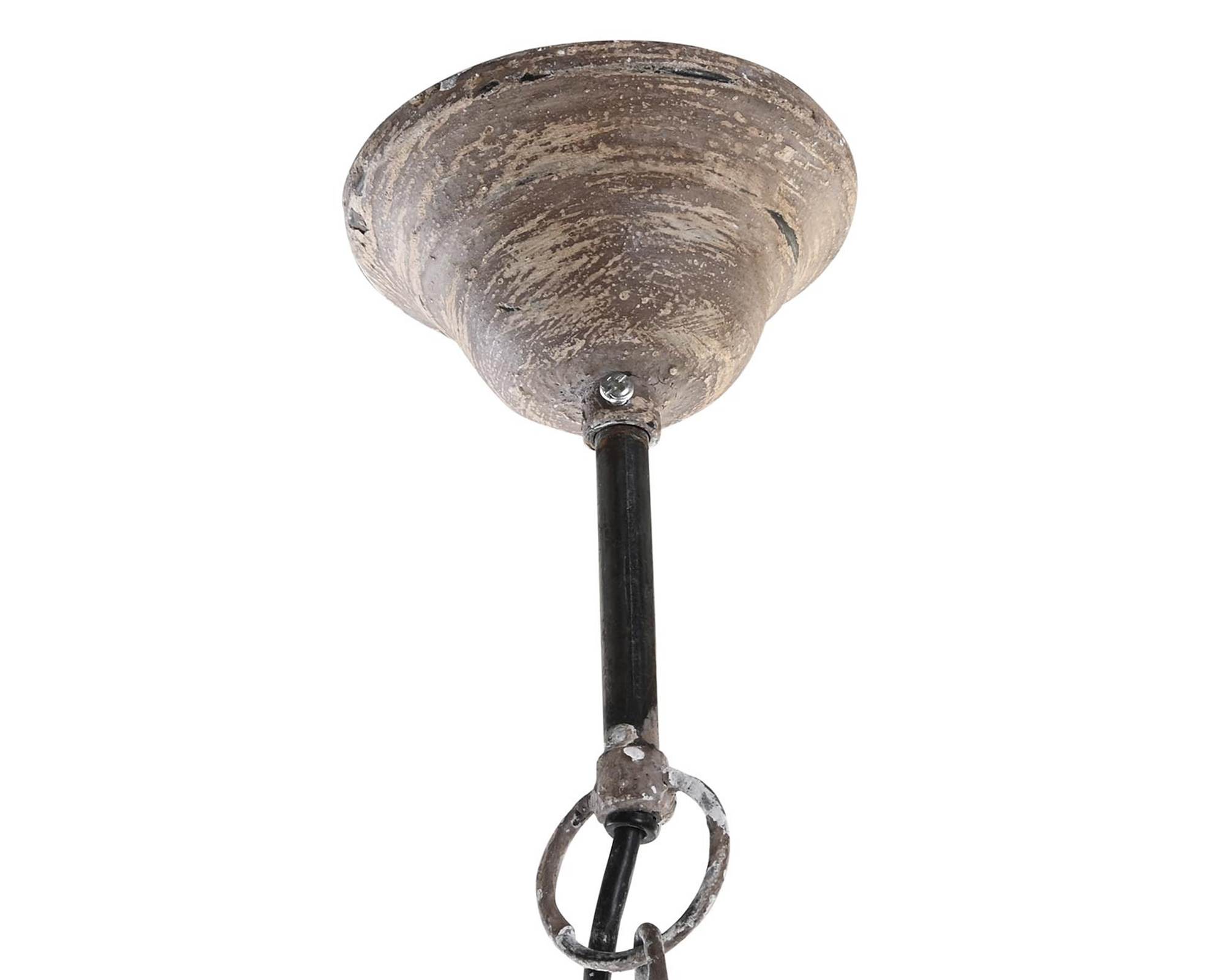 Lampada Vinatge in Metallo e Legno Beige - Item - immagine 5