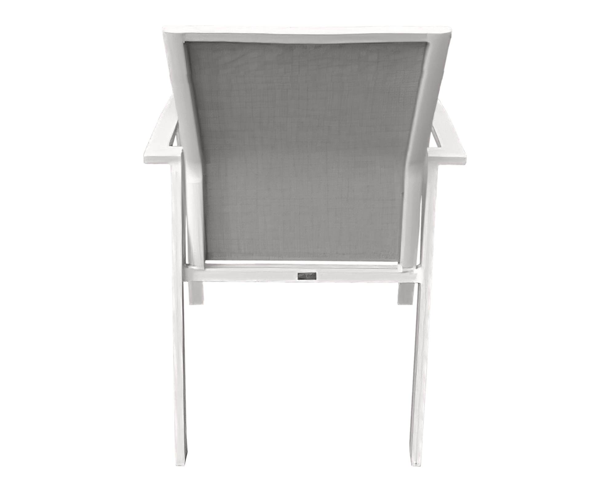 Poltrona Spring in alluminio/textilene grigio - immagine 4