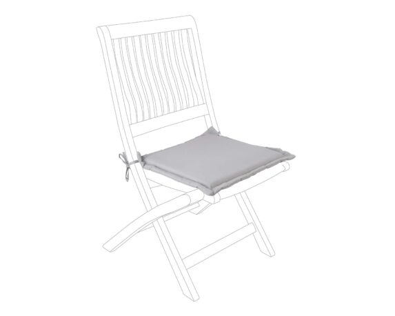 Cuscino Tortora Seduta Quadrato 42x42x3cm in Poliestere – Bizzotto