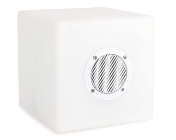 Lampada LED Cubo Speaker 20×20 In PE – Bizzotto