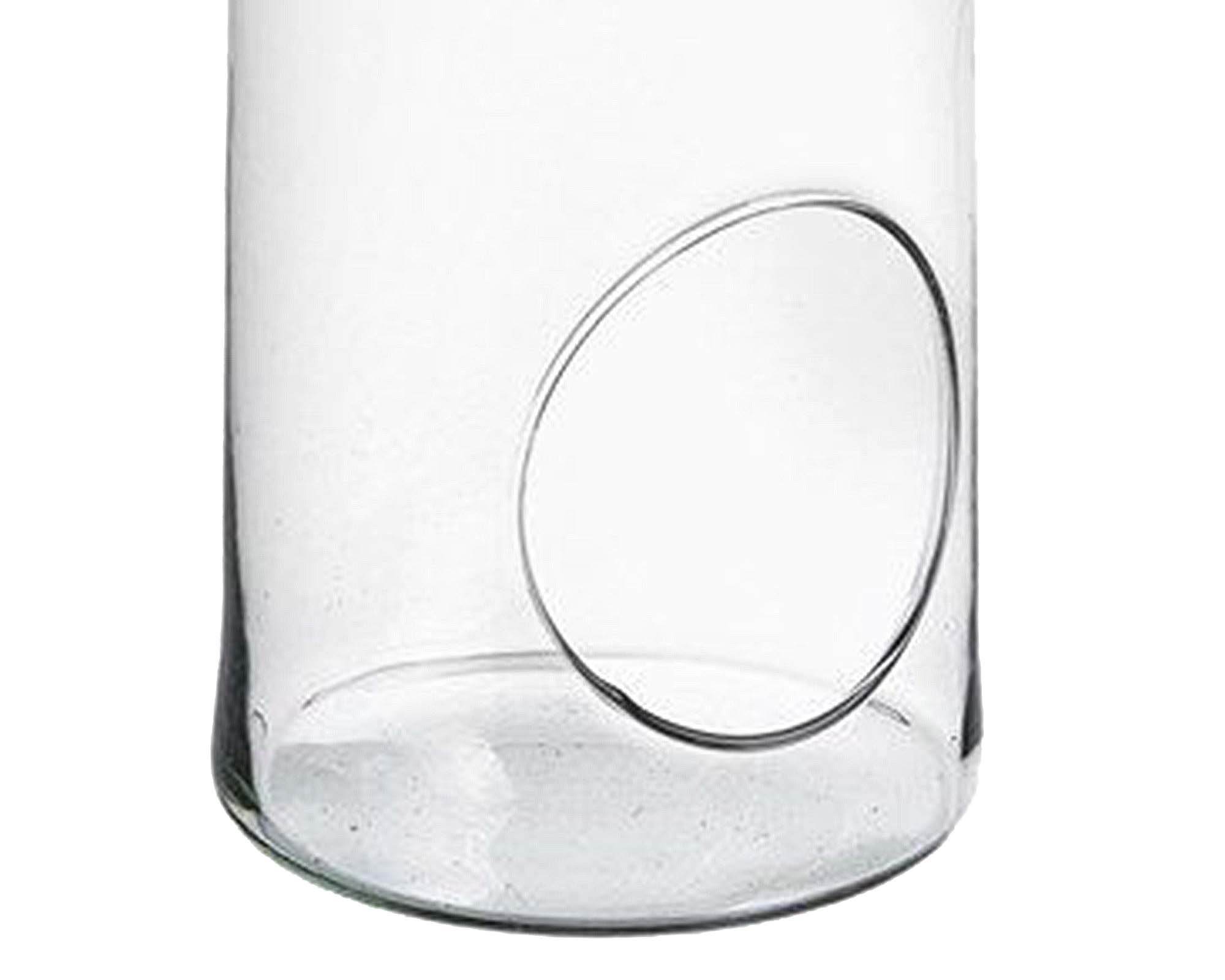 Bottiglia in Vetro con Buco e Tappo di Suchero H35 D15 - immagine 2