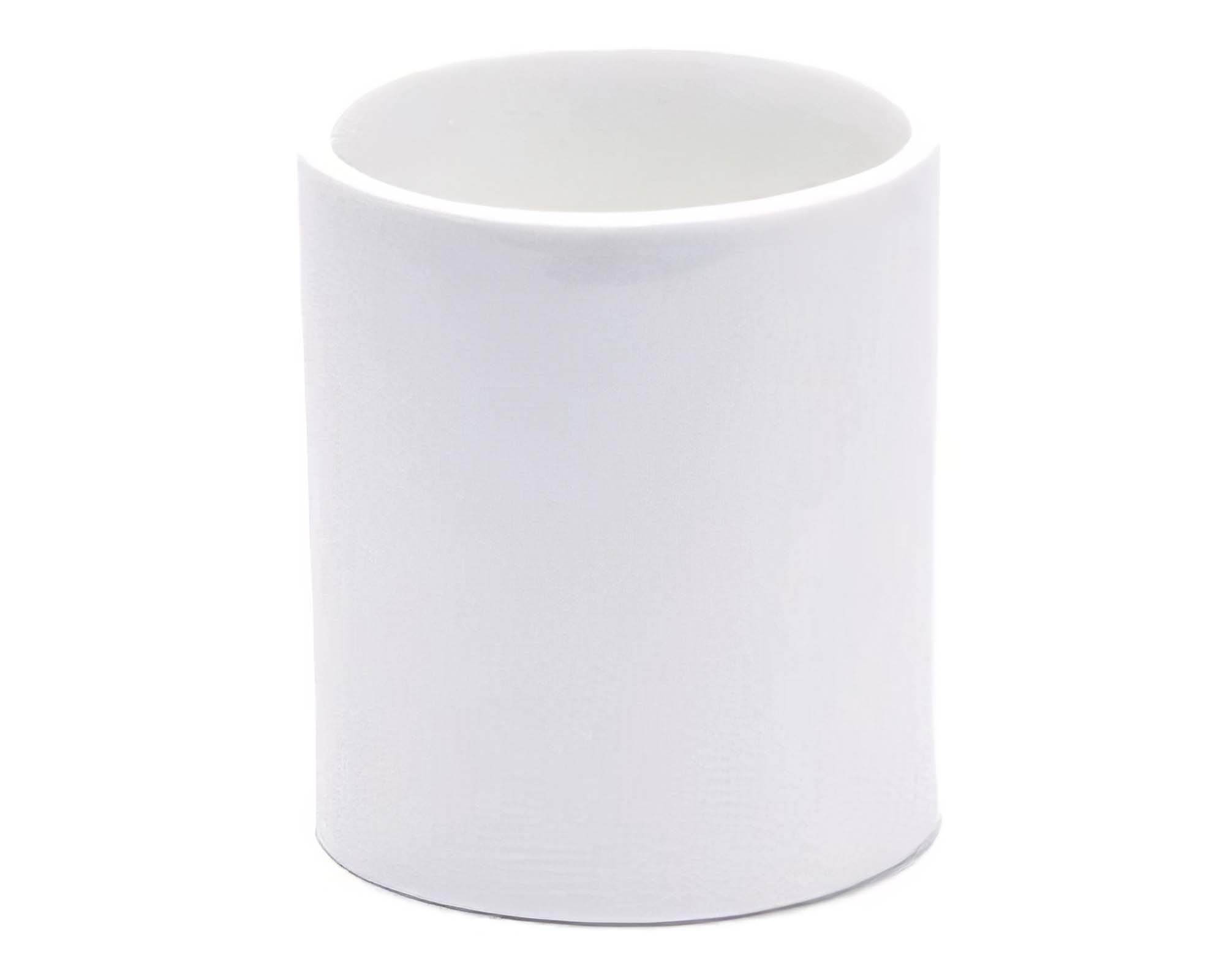 Vasetto Cilindro Bianco D8cm in Ceramica