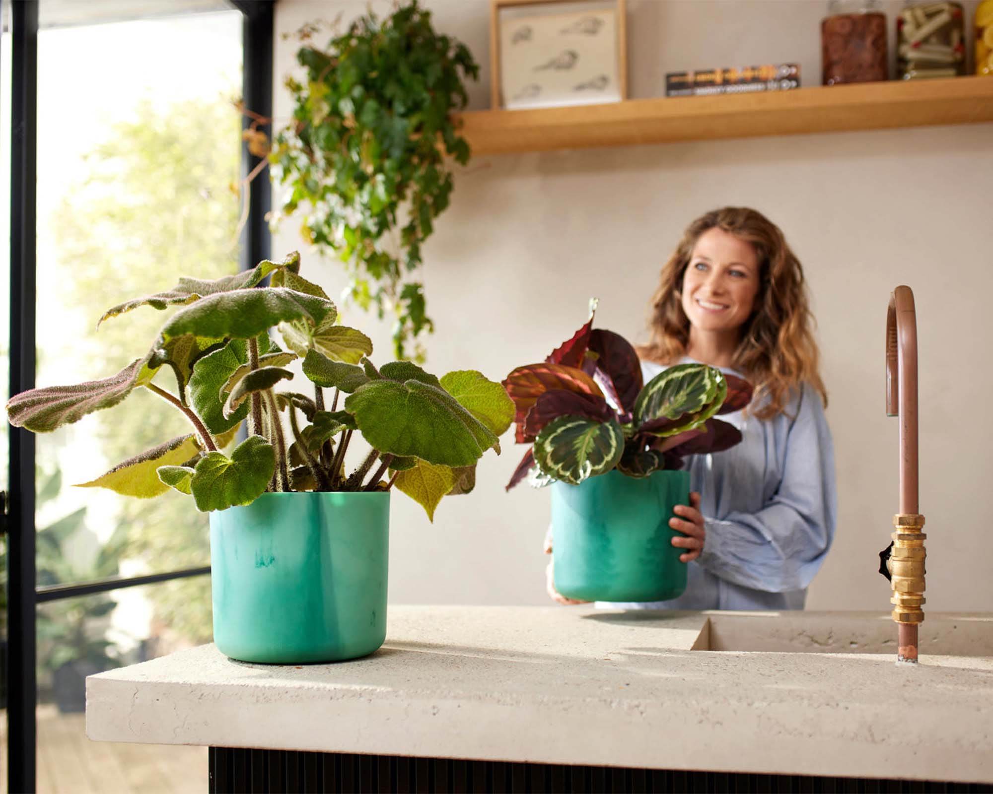 Cachepot Tondo Ocean Verde D22cm - Elho - immagine 5