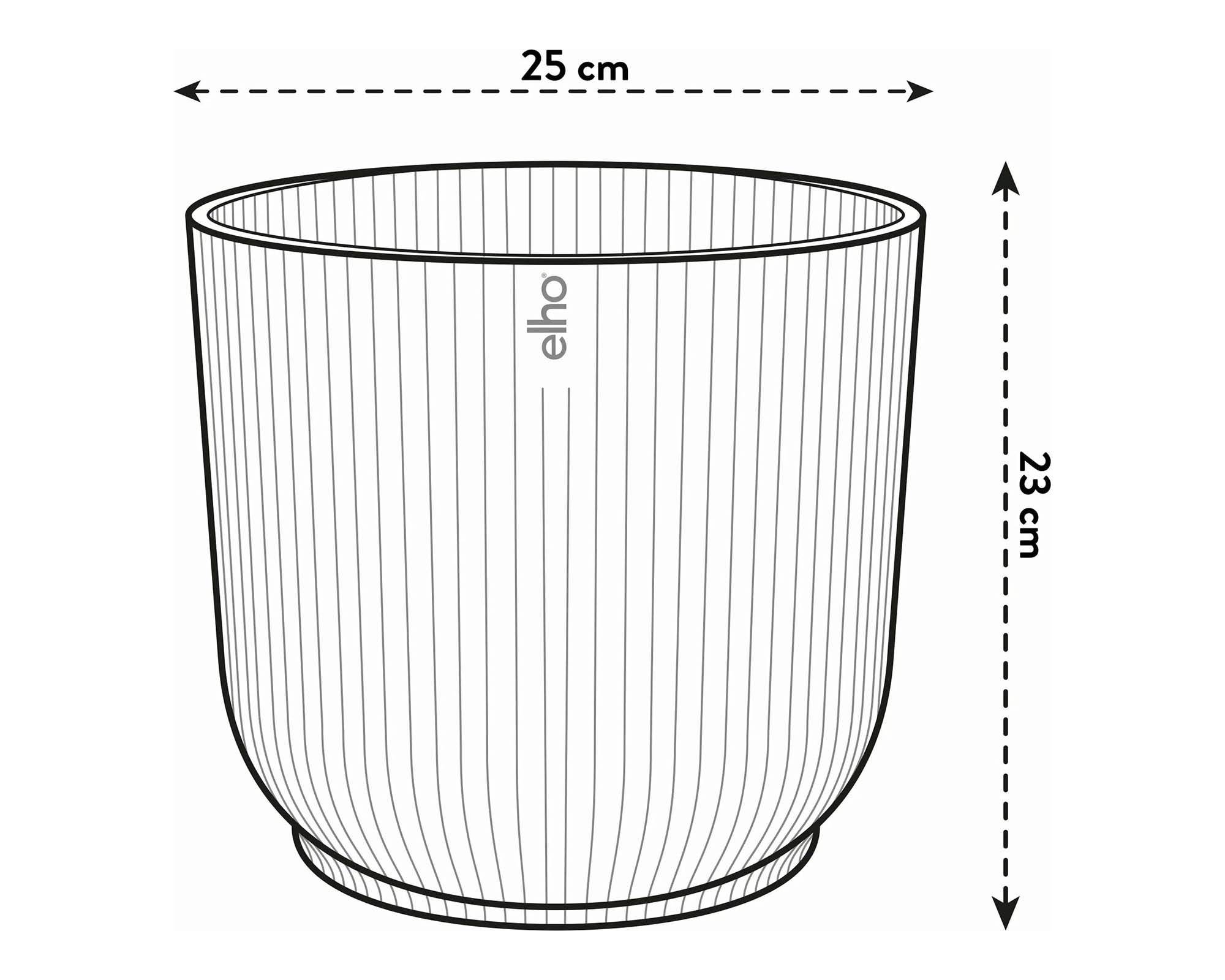 Cachepot Tondo Vibes Blu D25cm - Elho - immagine 9