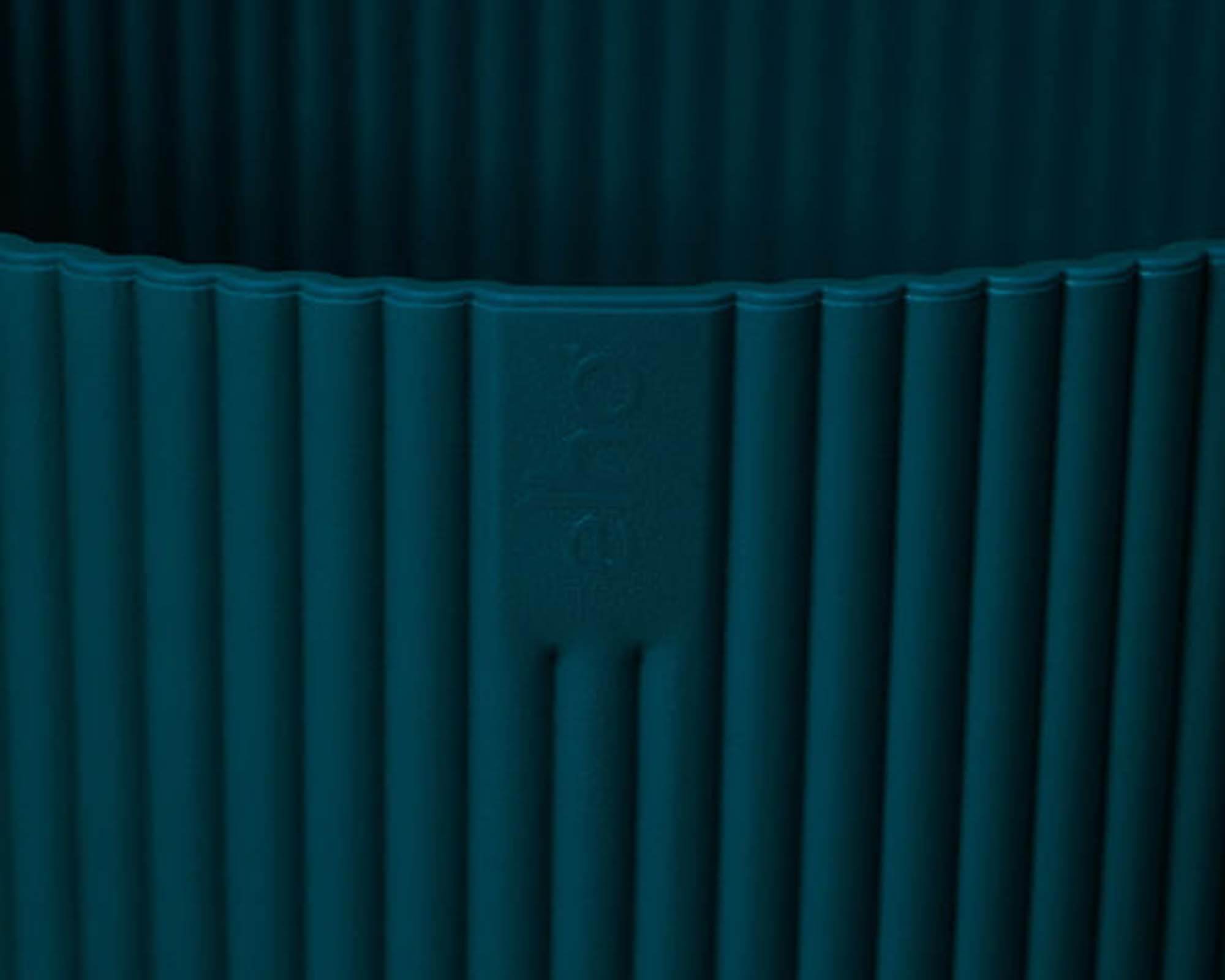 Cachepot Tondo Vibes Blu D25cm - Elho - immagine 4