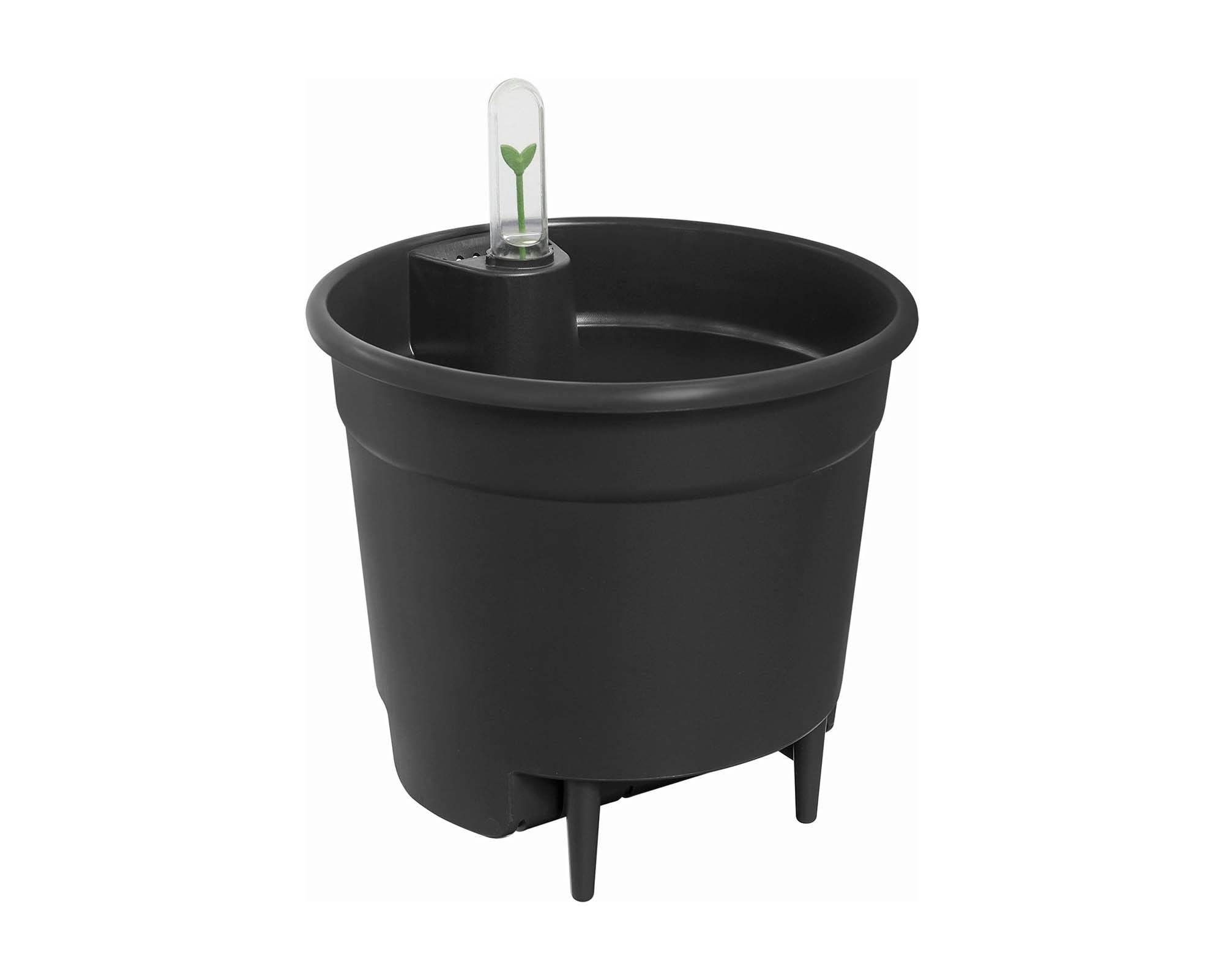 Cachepot Irrigatore Automatico Nero D36cm - Elho