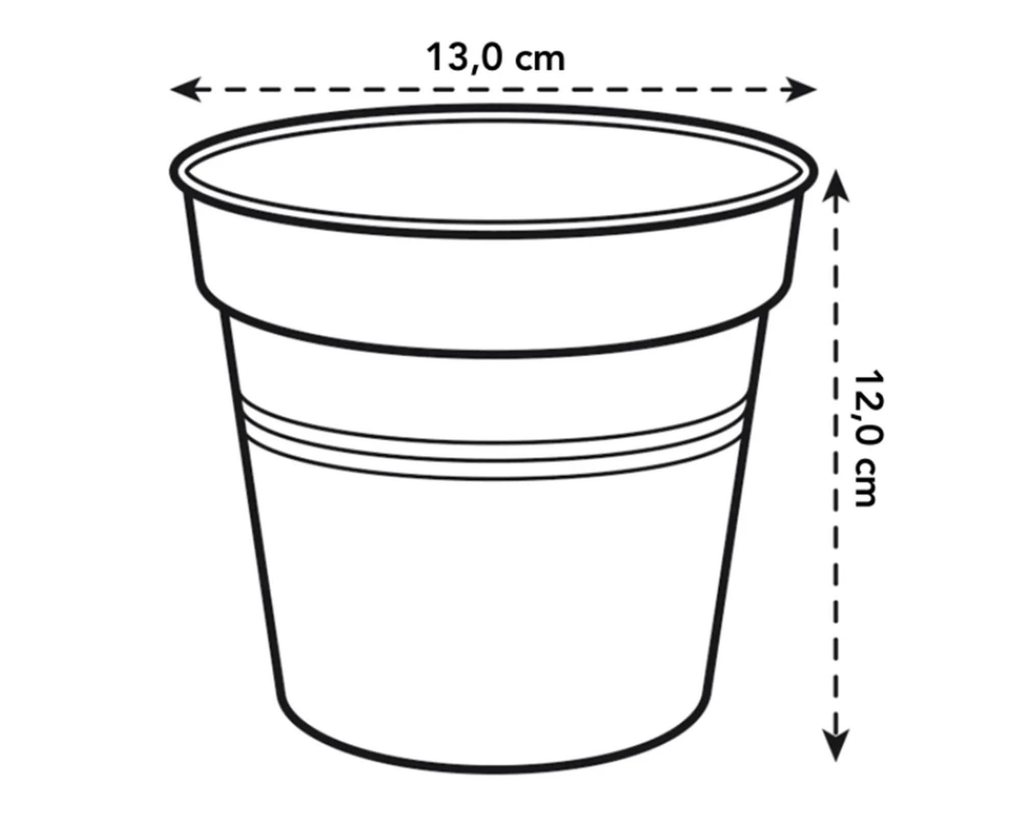 Vaso Green Basics Verde D13cm - Elho - immagine 8
