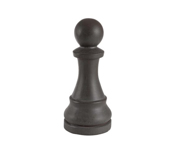 Statua Chess Pedone Antracite Assortito In Fibra Di Vetro E Argilla – Bizzotto