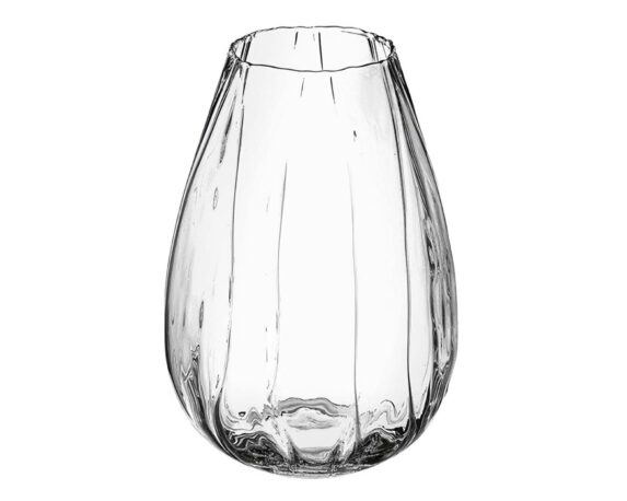 Vaso Ottico in Vetro Elegante e Versatile D26 37H