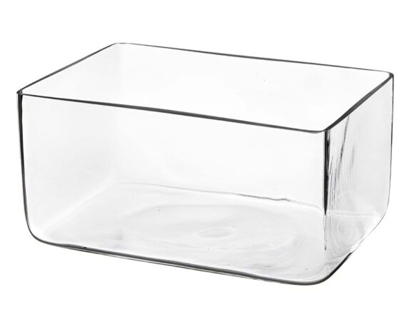 Ciotola Rettangolare Versatile, Pratica e Resistente in Vetro 30x20x15h