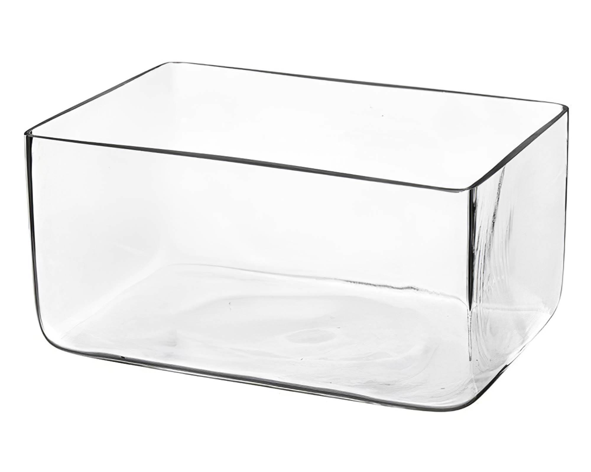 Ciotola Rettangolare Versatile, Pratica e Resistente in Vetro 30x20x15h