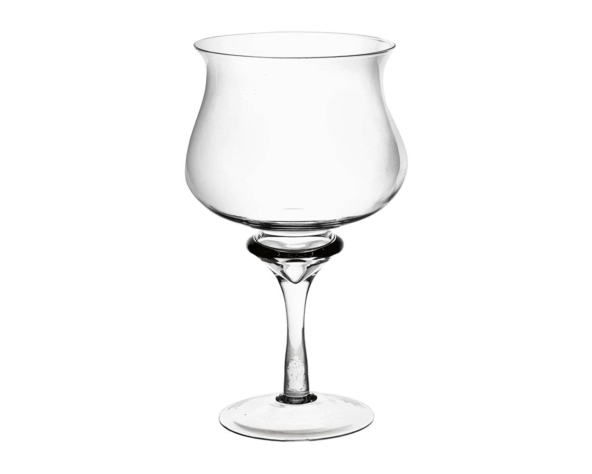 Coppa Larga Elegante e Resistente in Vetro D24,5 40H