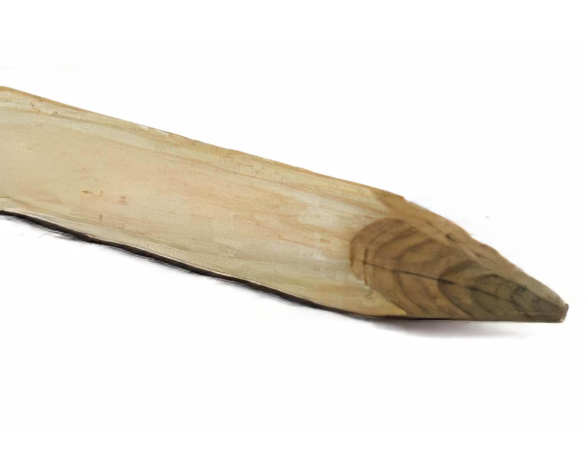 Palo Tondo con Punta 6x200cm in Legno di Pino - immagine 2