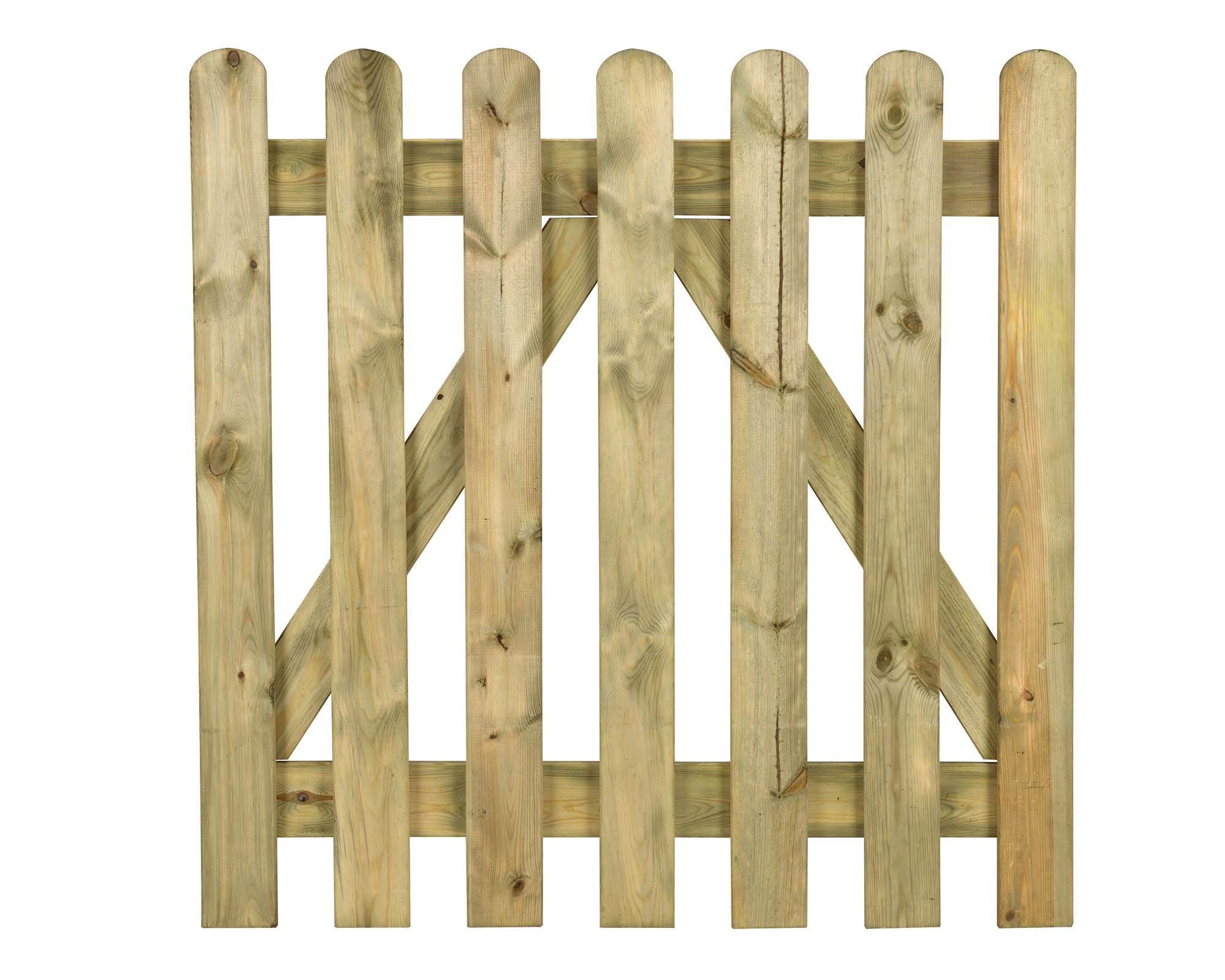 Cancello Diritto Mini in Legno