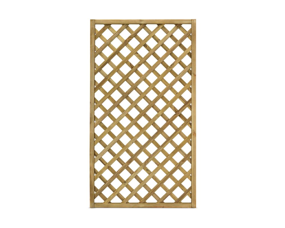 Grigliato In Legno Impregnato VERDELOOK 180x90 Cm | Rete Rettangolare Per Esterni, Divisorio E Privacy