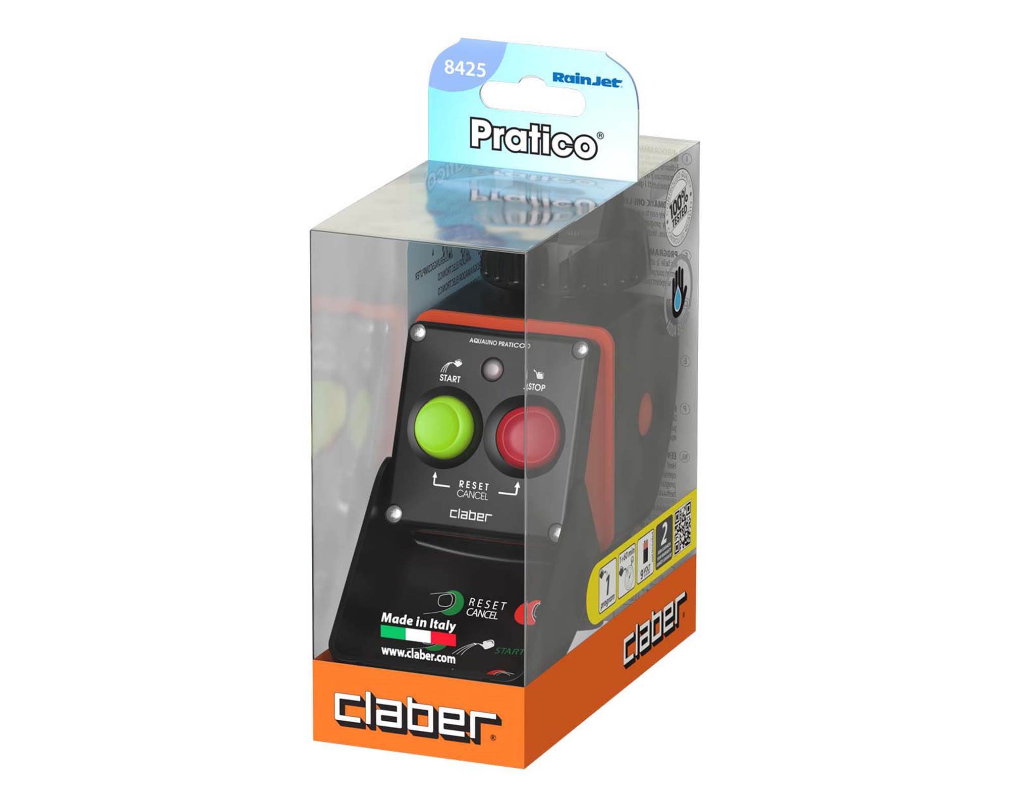 Programmatore Elettrico di Irrigazione Automatico Pratico Idris Spike per piante in vaso - Claber - immagine 2