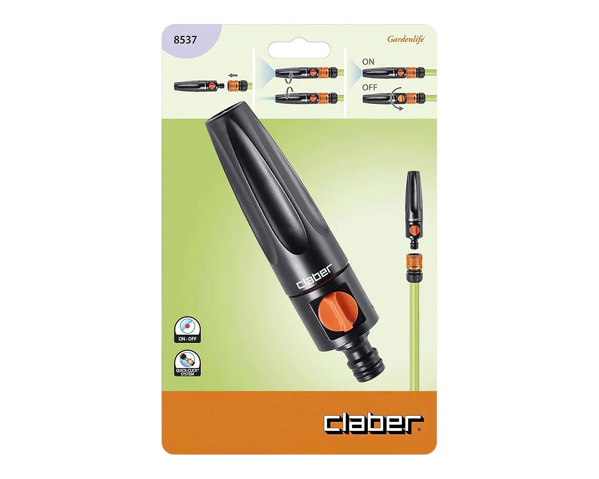 Lancia Plus Getto d'acqua Regolabile per Irrigazione- Claber - immagine 3