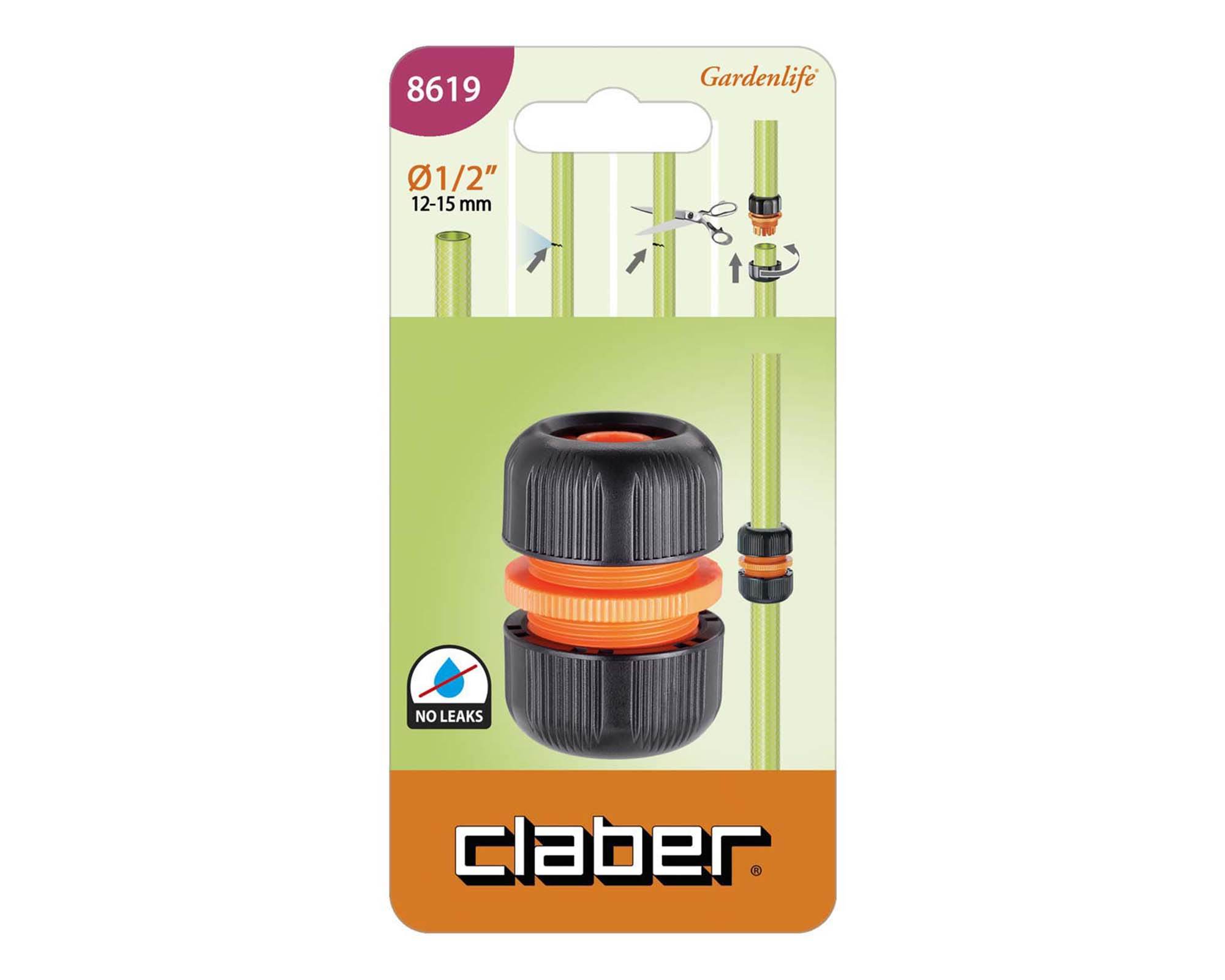 Raccordo Riparatore Quick Click per Tubo da 1/2'' - Claber - immagine 3