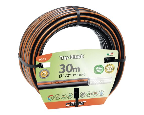 Tubo Top Black Per Irrigazione 14/19mm 30metri – Claber