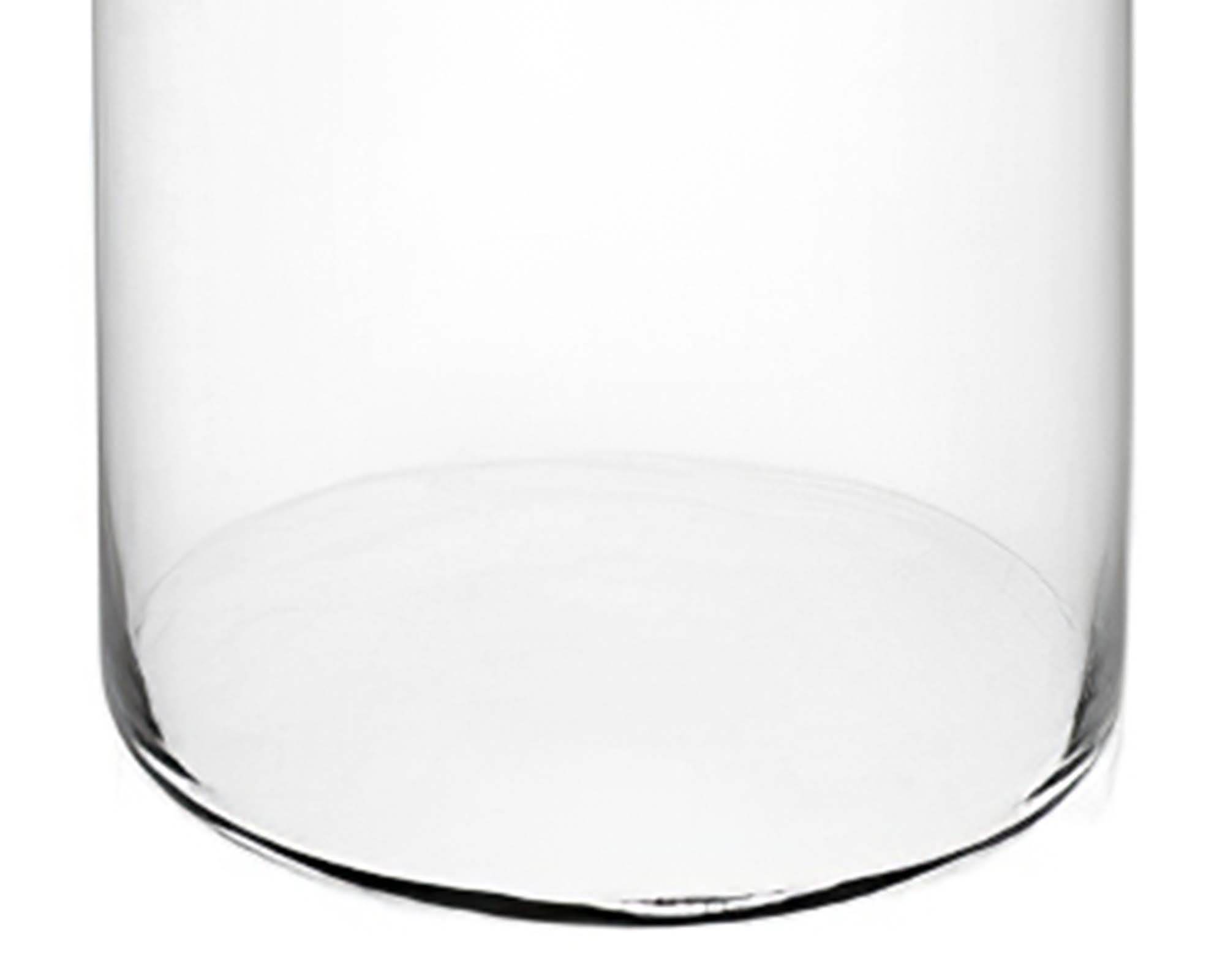 Vaso Cilindrico Elegante e Versatile D15x40h in Vetro - immagine 2