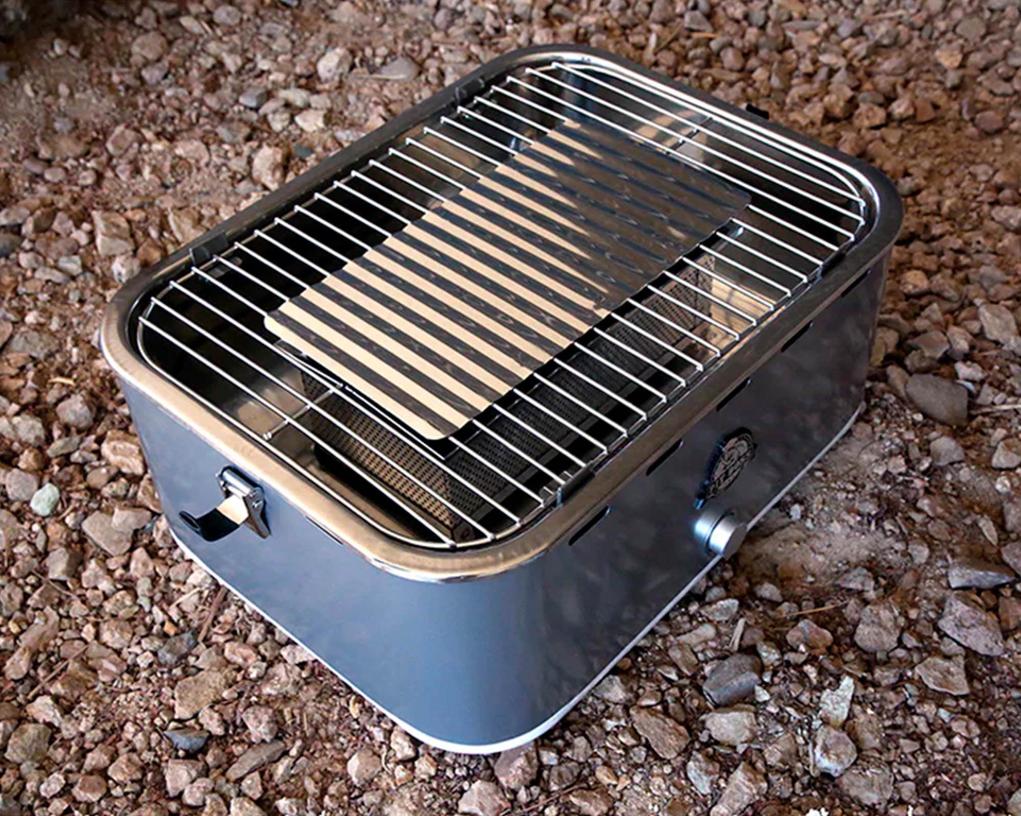 Barbecue a Carbone Portatile Grigio in Acciaio e Plastica - Pit Boss - immagine 7