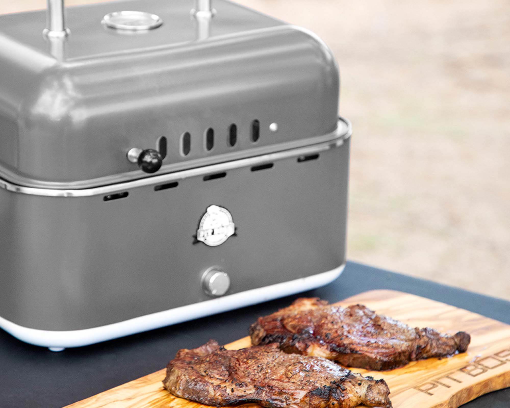 Barbecue a Carbone Portatile Grigio in Acciaio e Plastica - Pit Boss - immagine 5