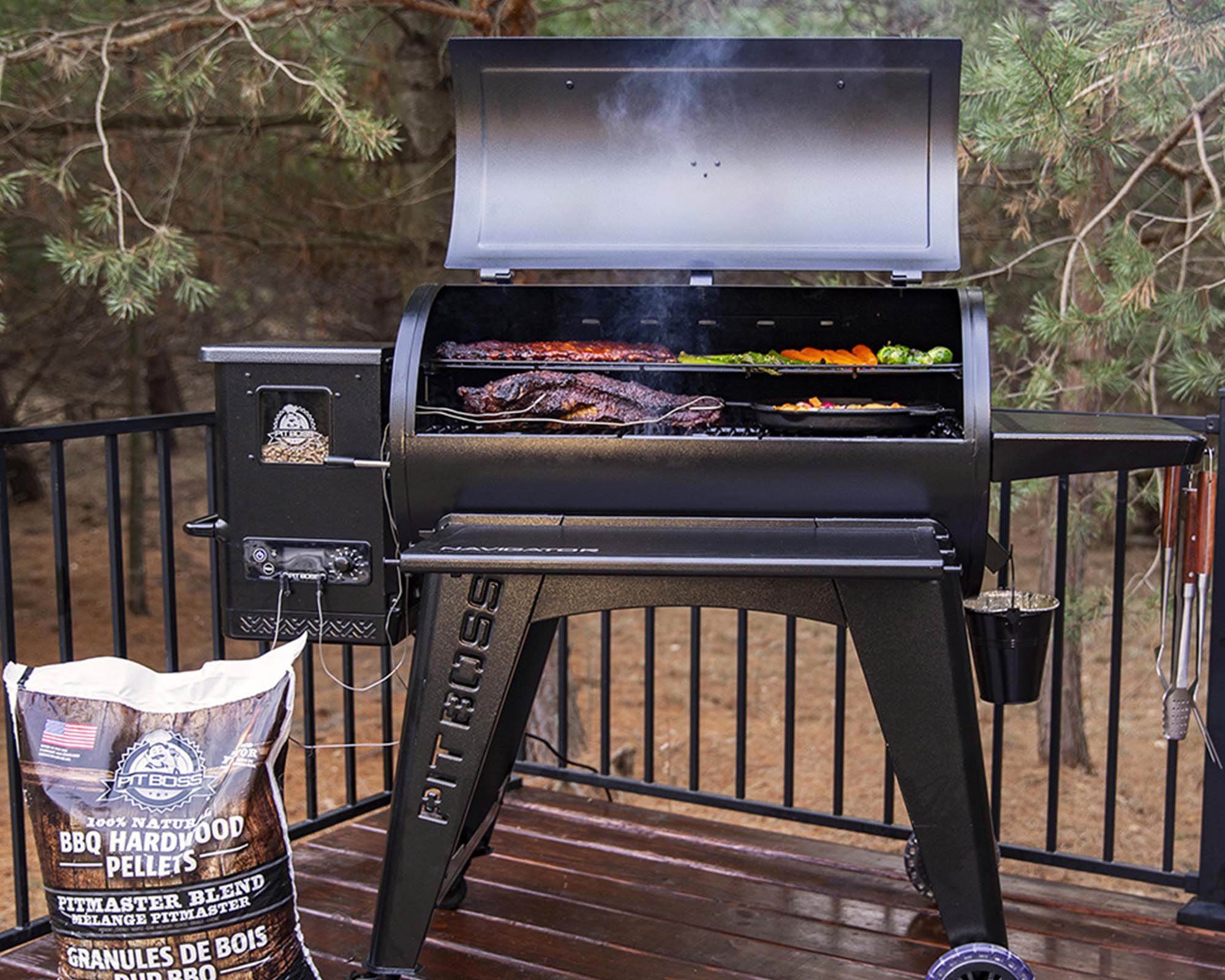 Barbecue a Pellet Navigator 1150 con Lega in Acciaio - Pit Boss - immagine 10