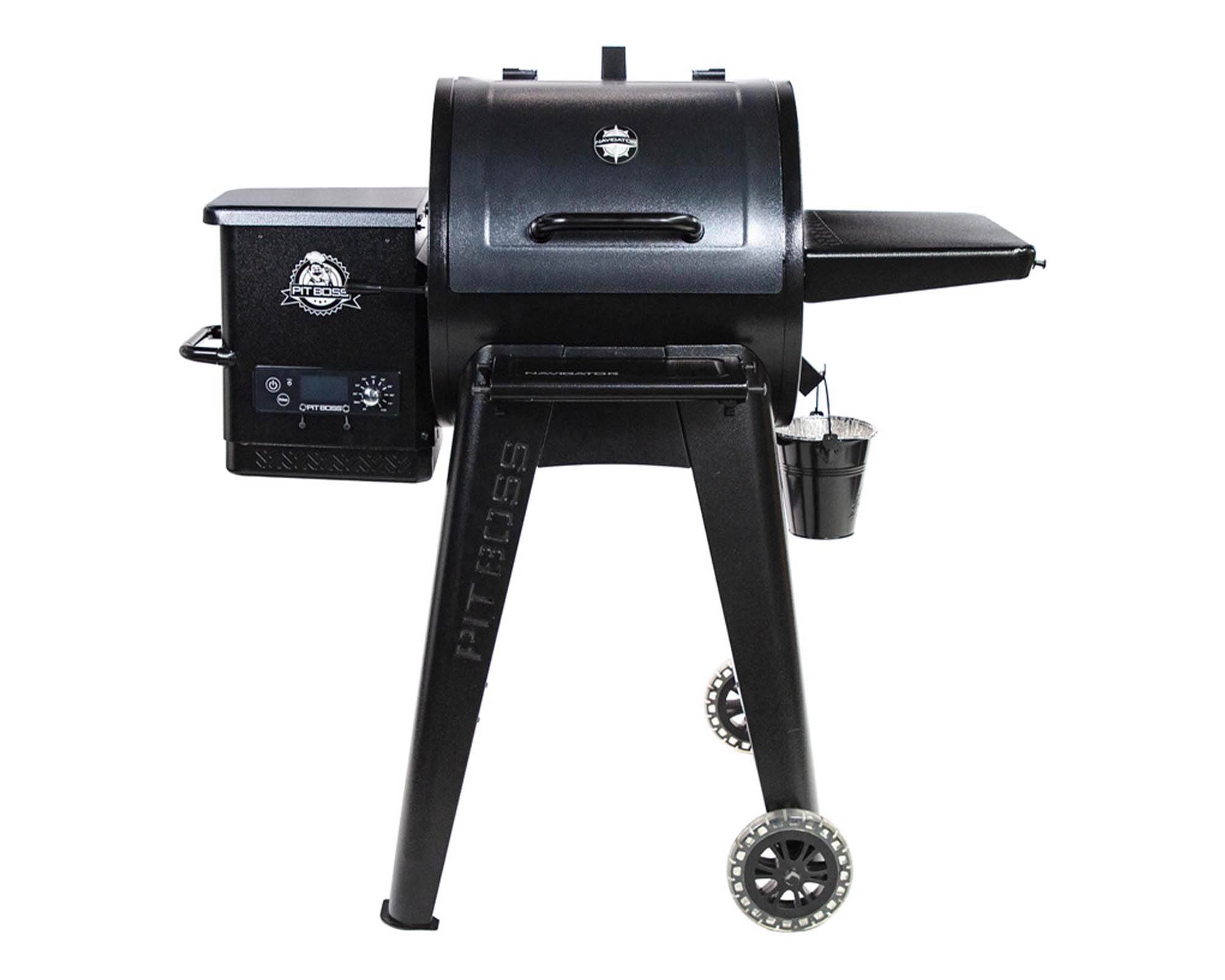 Barbecue a Pellet Navigator 550 con Lega in Acciaio, Ghisa e Porcellana - Pit Boss - immagine 3