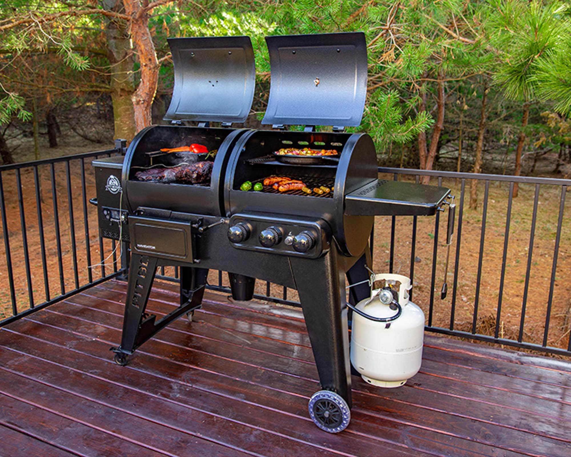 Barbecue a Pellet Navigator 1230G con Lega in Acciaio e Ghisa - Pit Boss - immagine 10