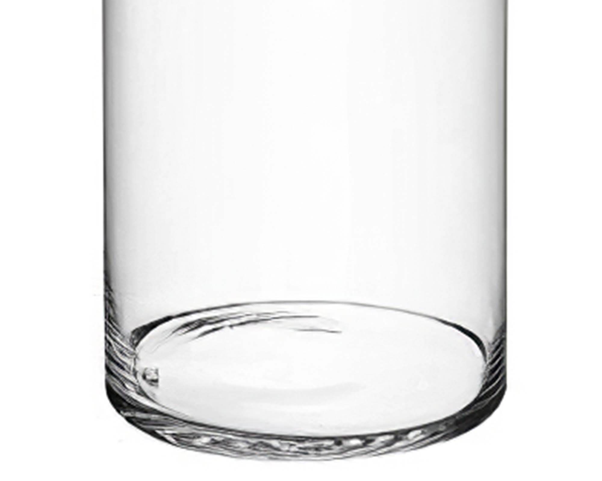 Vaso Cilindrico in Vetro Elegante e Versatile D15 H30 - immagine 2