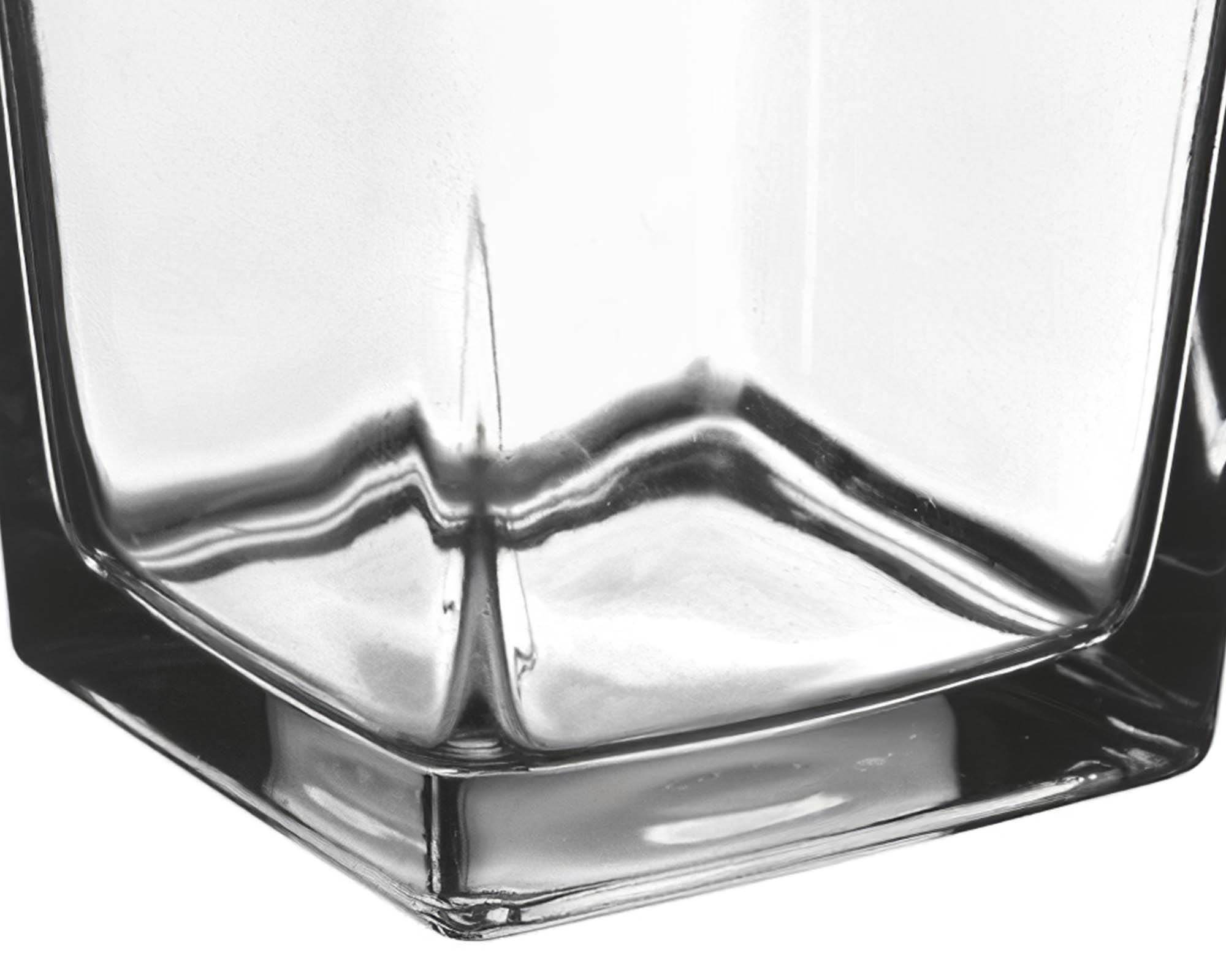 Vasetto Cubo in Vetro 12x12x12h - immagine 2