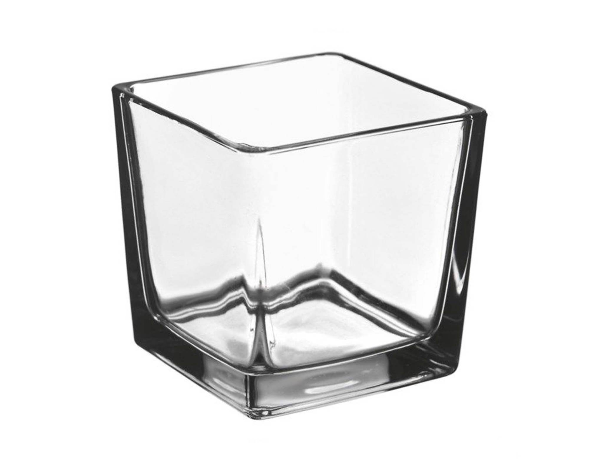 Vasetto Cubo in Vetro 12x12x12h