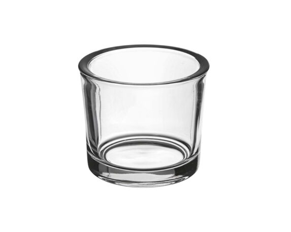 Vaso Cilindrico Spesso in Vetro Elegante e Versatile D10 10H