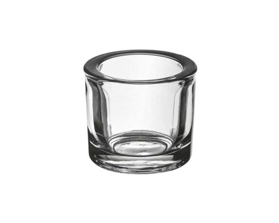 Vaso Cilindrico Spesso in Vetro Elegante e Versatile D6 6H