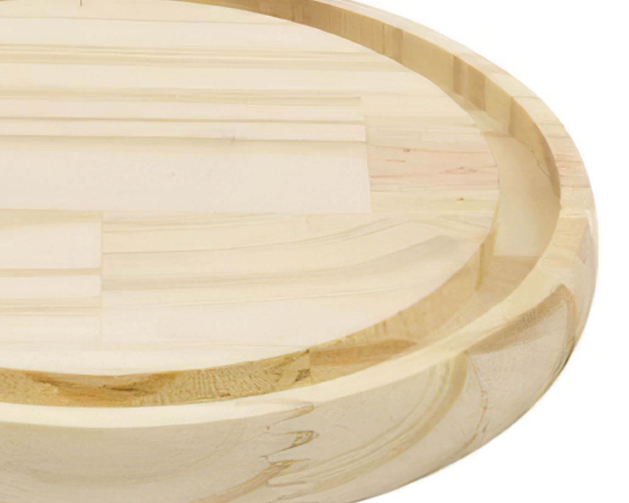 Base Naturale in MDF per Cupola di Vetro H2 D17 - immagine 2