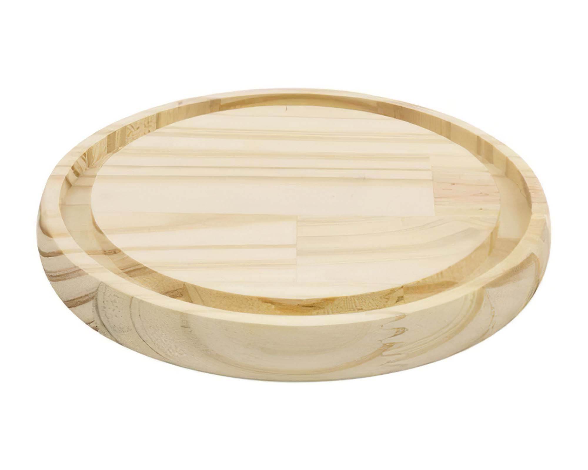 Base Naturale in MDF per Cupola di Vetro H2 D17