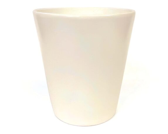 Vaso Per Orchidea Bianco D13x14h Versatile E Moderno In Ceramica