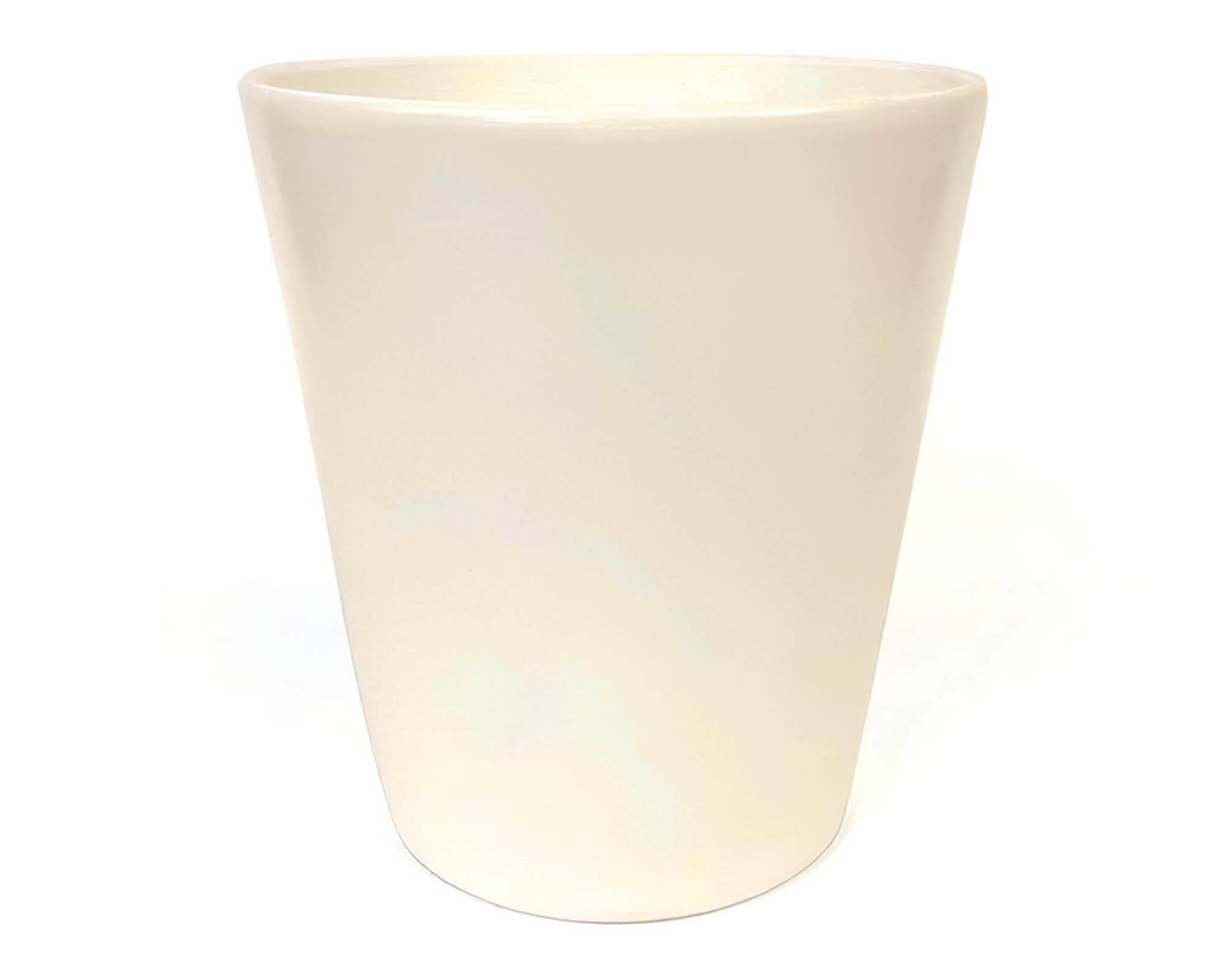 Vaso per Orchidea Bianco D13x14h Versatile e Moderno in Ceramica