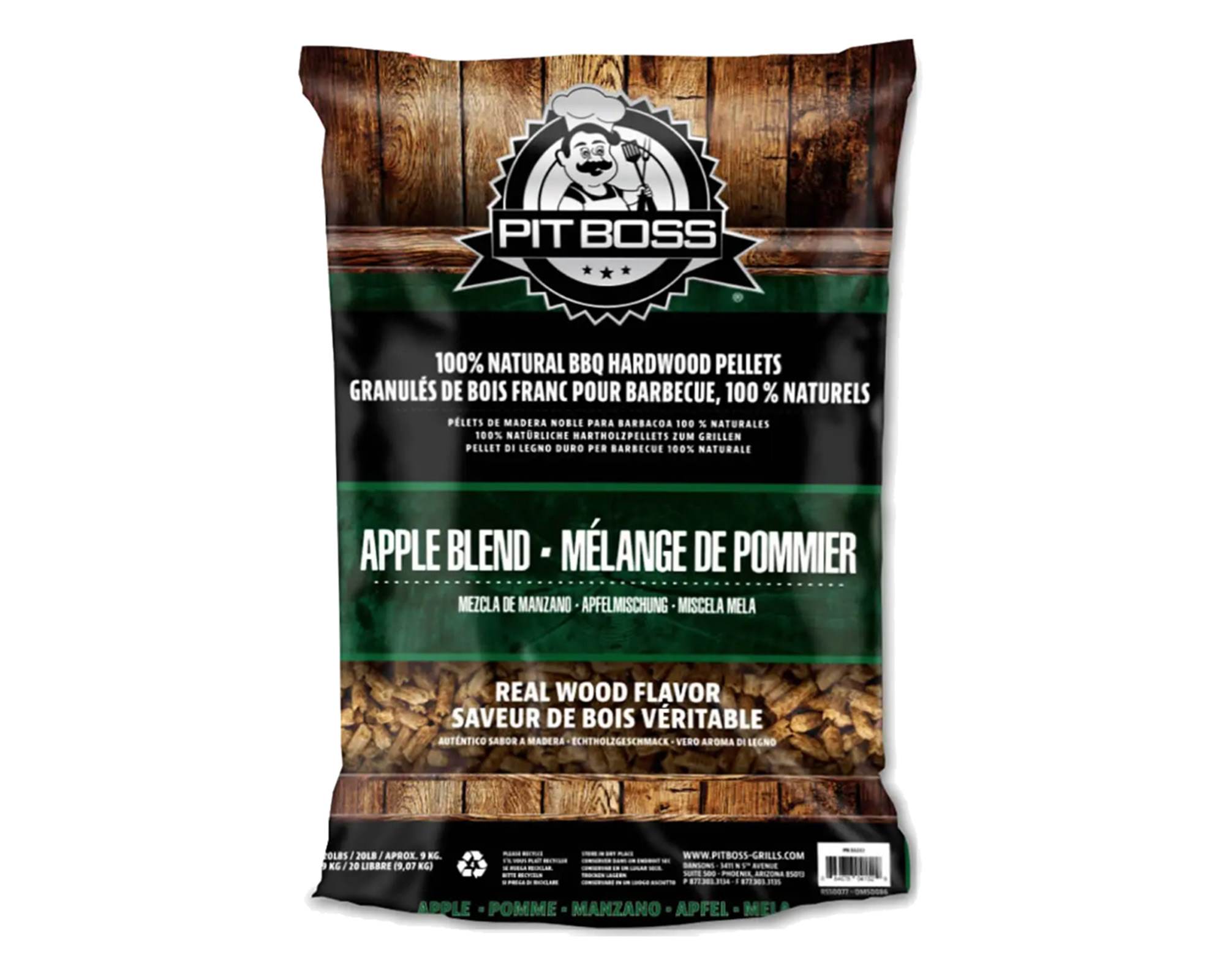 Pellet per BBQ in Legno di Melo 9kg - Pit Boss