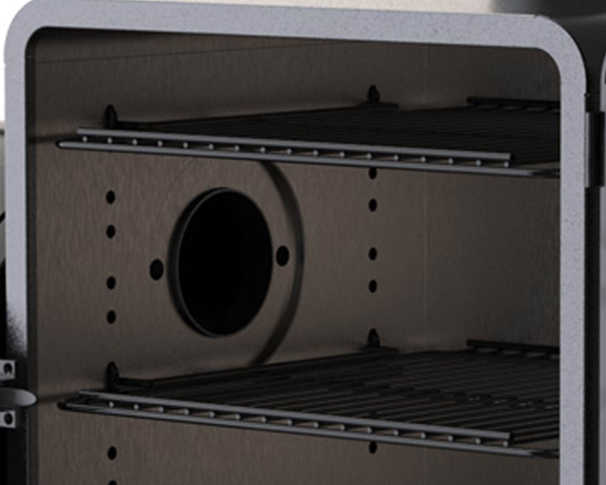 Affumicatore di Unità Aggiuntiva per BBQ Navigator Nero in Acciaio - Pit Boss - immagine 6