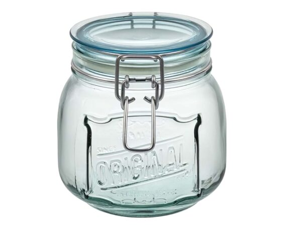 Barattolo a Chiusura Ermetica D12x12,5h in Vetro