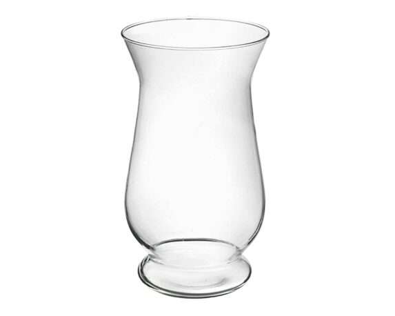 Vaso Alto in Vetro Elegante e Versatile D17 30H