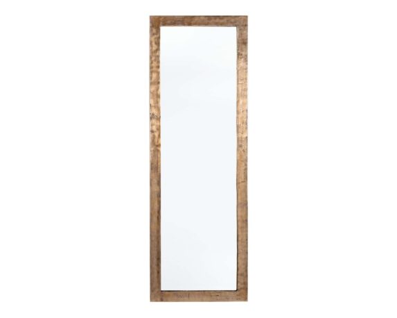 Specchio Con Cornice Amira Rettangolare 150×50 In Alluminio E Vetro – Bizzotto