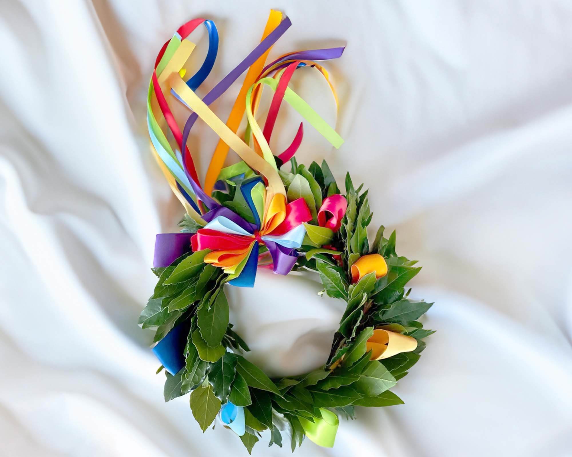 Corona di Alloro per Laurea Multicolor