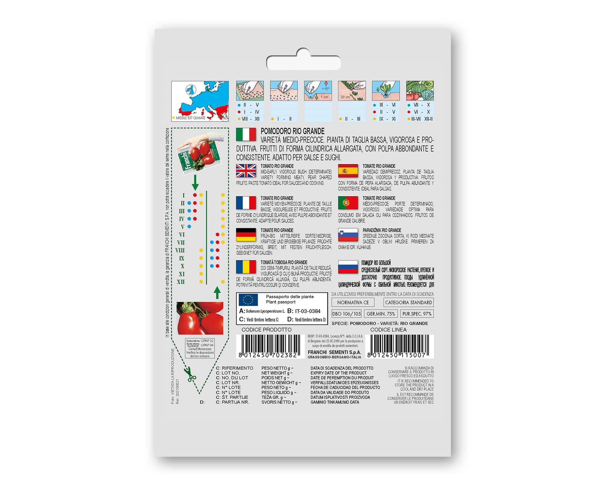 Semi di Pomodoro Rio Grande - Franchi sementi - immagine 2