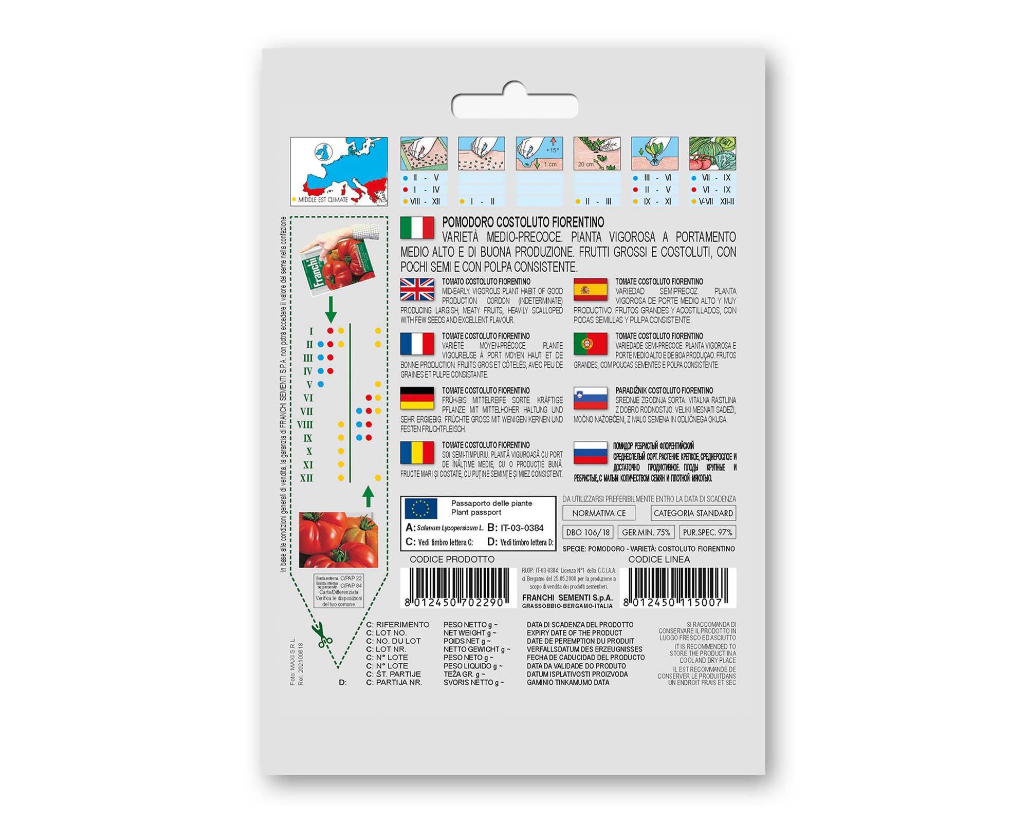 Semi di Pomodoro Costoluto Fiorentino - Franchi sementi - immagine 2