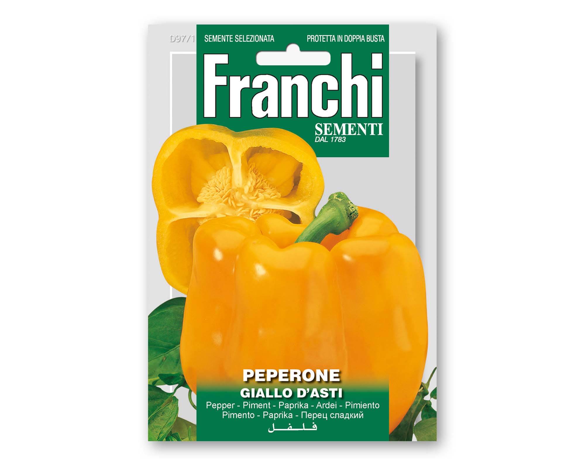 Semi di Peperone Giallo d'Asti - Franchi sementi